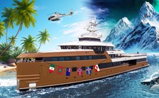 Experience the ultimate globetrotting yacht charter vacation with 77M expedition yacht LA DATCHA