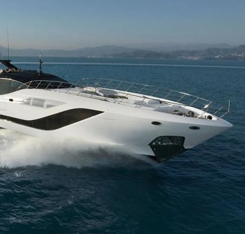 M/Y N1 joins Mediterranean yacht charter fleet as the first Mangusta 165 REV charter yacht