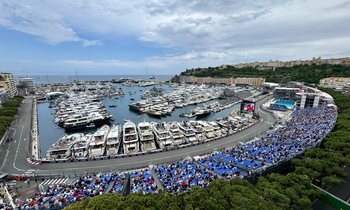 Superyacht charters gather in Port Hercule for the 2024 Monaco Grand Prix