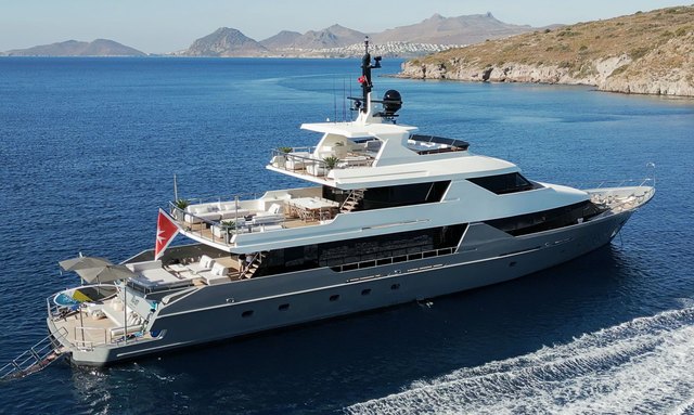 Embark on an indulgent Turkey yacht charter with motor yacht ILLUSION II