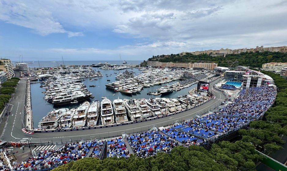 Superyacht charters gather in Port Hercule for the 2024 Monaco Grand Prix